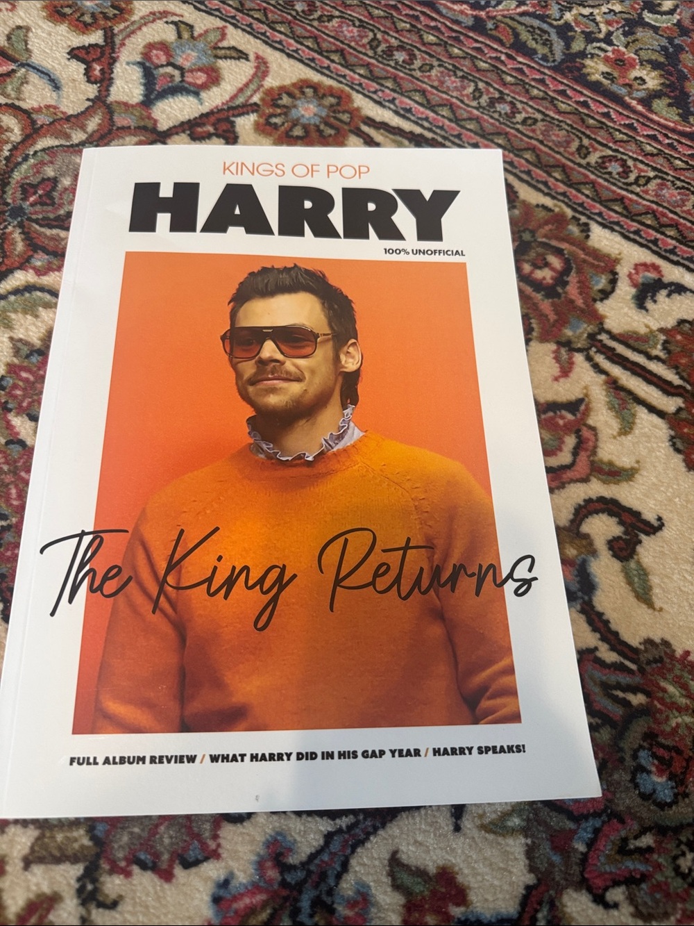 Harry styles king of pop magazine